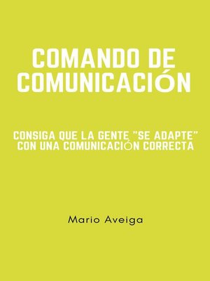 cover image of Comando de comunicación